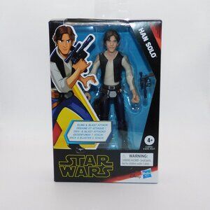 Star Wars Han Solo Figure Poseable Chewbacca Rebel Galaxy of Adventure NEW